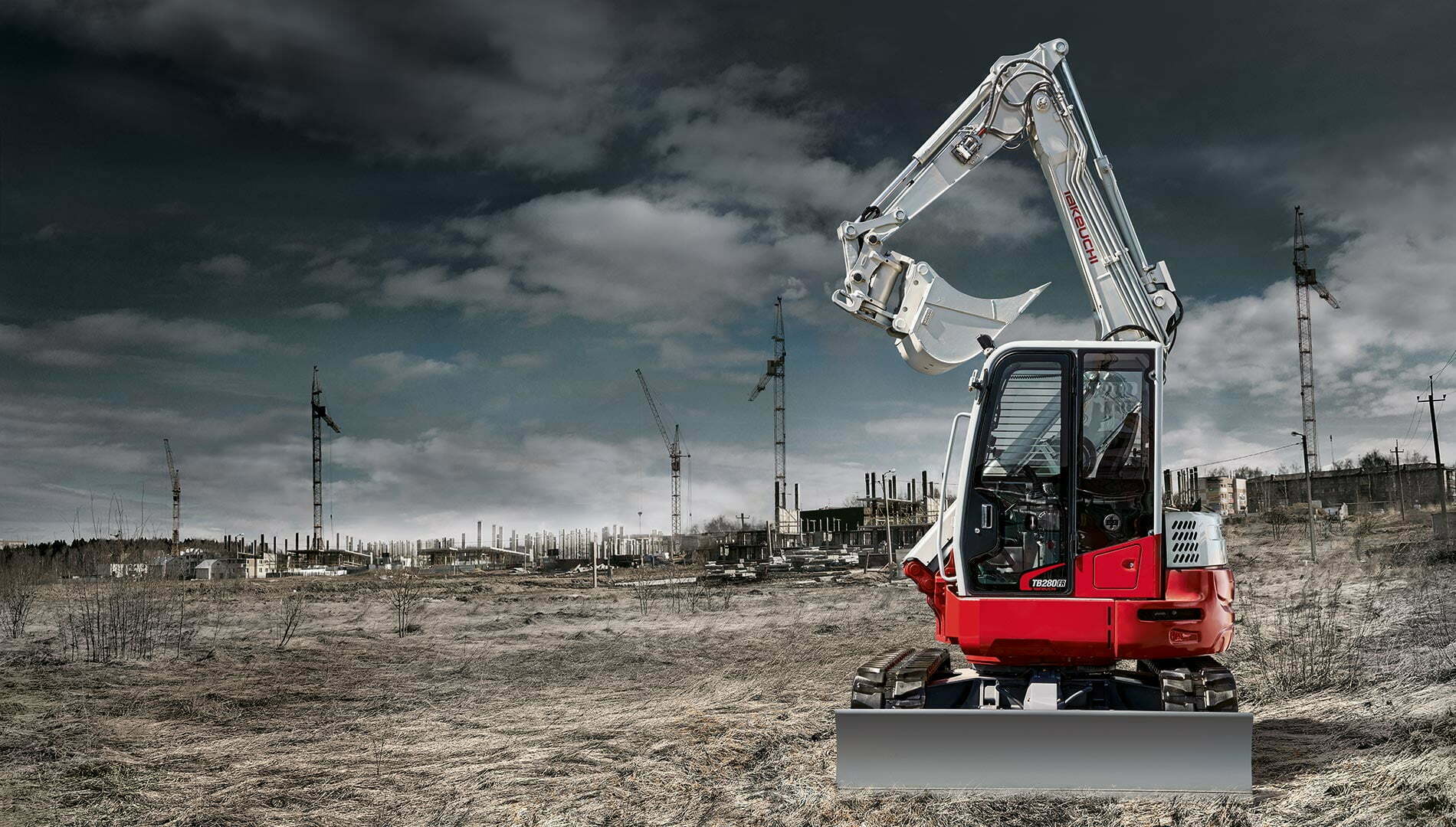Hüllkreisbagger Takeuchi TB 280 FR